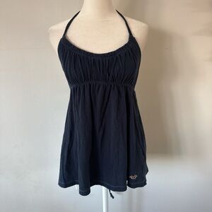 Hollister Navy Babydoll Tank Top